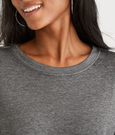Long Sleeve Washed Loose Fit Crew Tee
