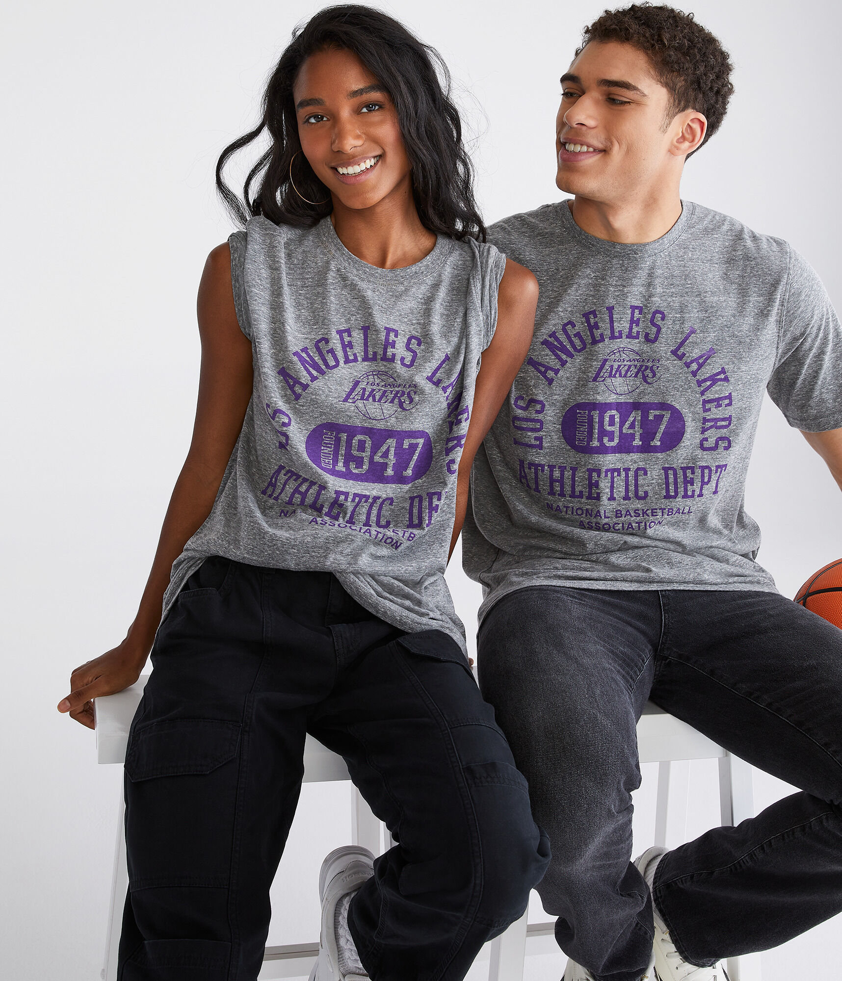 Los Angeles Lakers Athletic Dept Relaxed Graphic Tee