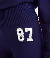 Flare Sports Jersey Fold-Over Sweater Pants