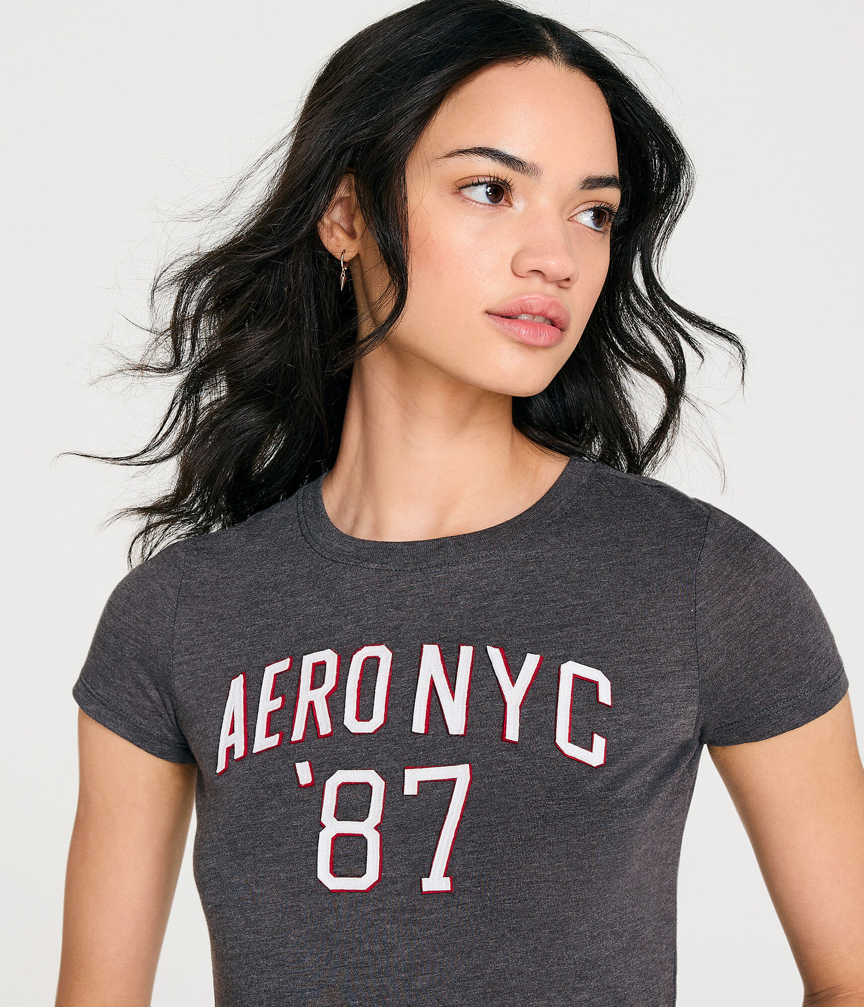 Aero NYC 87 Appliqu&eacute; Graphic Tee