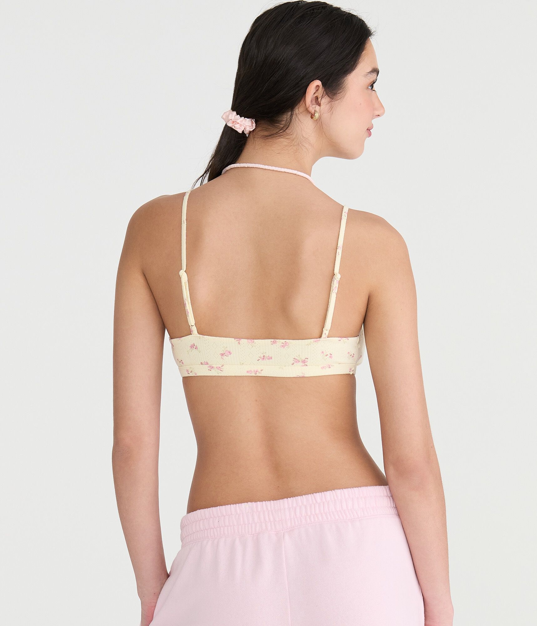 Floral Lace Triangle Bralette