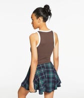 Hamptons High-Neck Cropped Tank