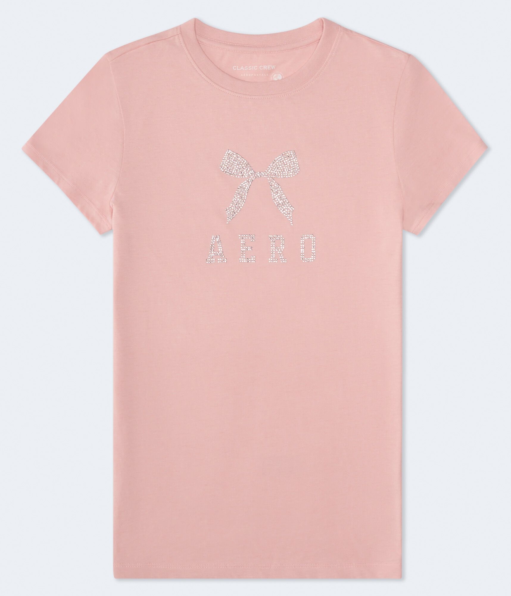 Aero Rhinestone Bow Graphic Tee