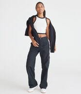 Mid-Rise Utility Cargo Pants