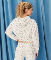 Demetra for Aero Floral Pullover Hoodie