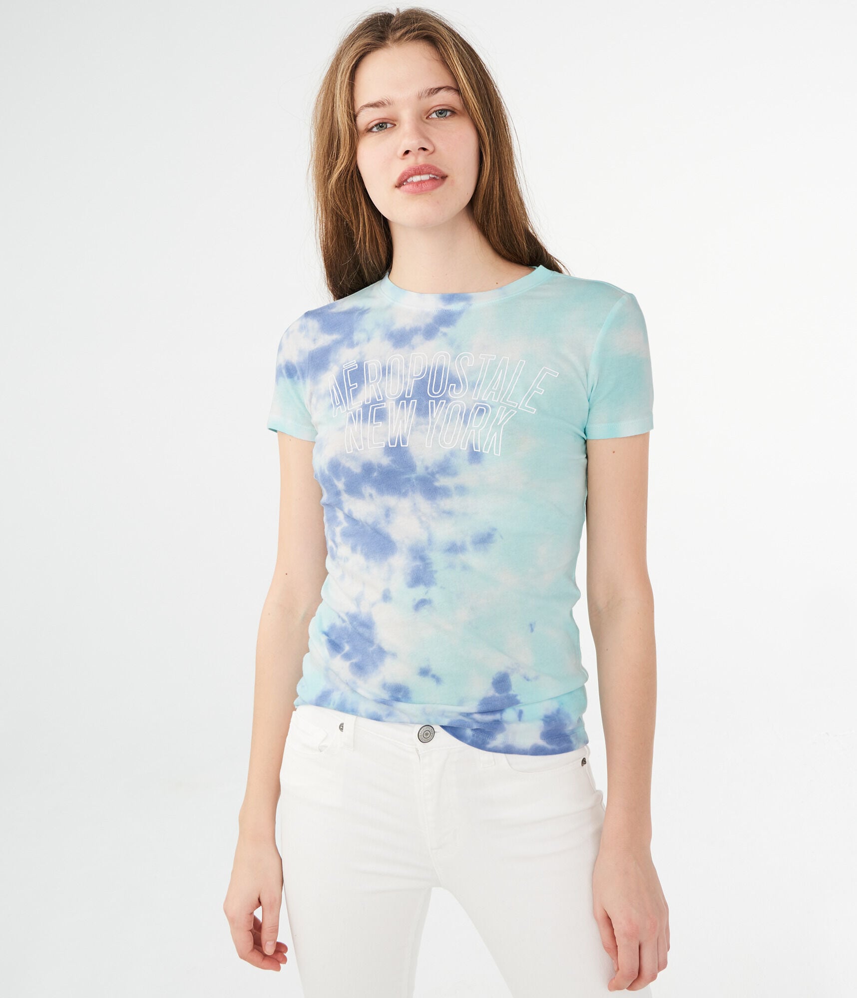 Aeropostale Tie-Dye Graphic Tee
