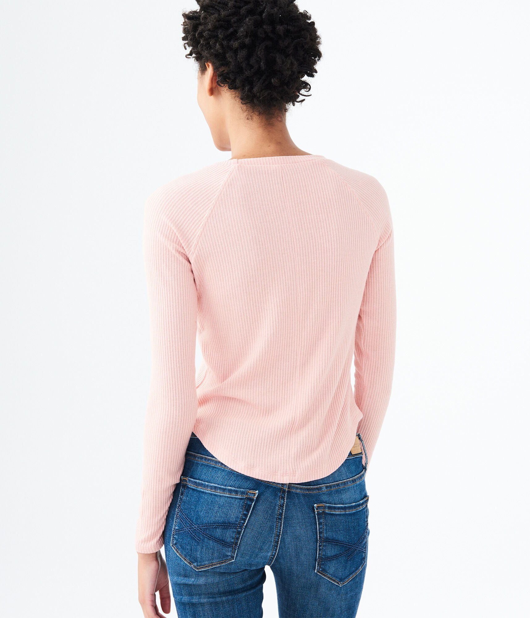 Long Sleeve Seriously Soft Ribbed Raglan Tee
