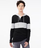 Long Sleeve Colorblock Hooded Rugby