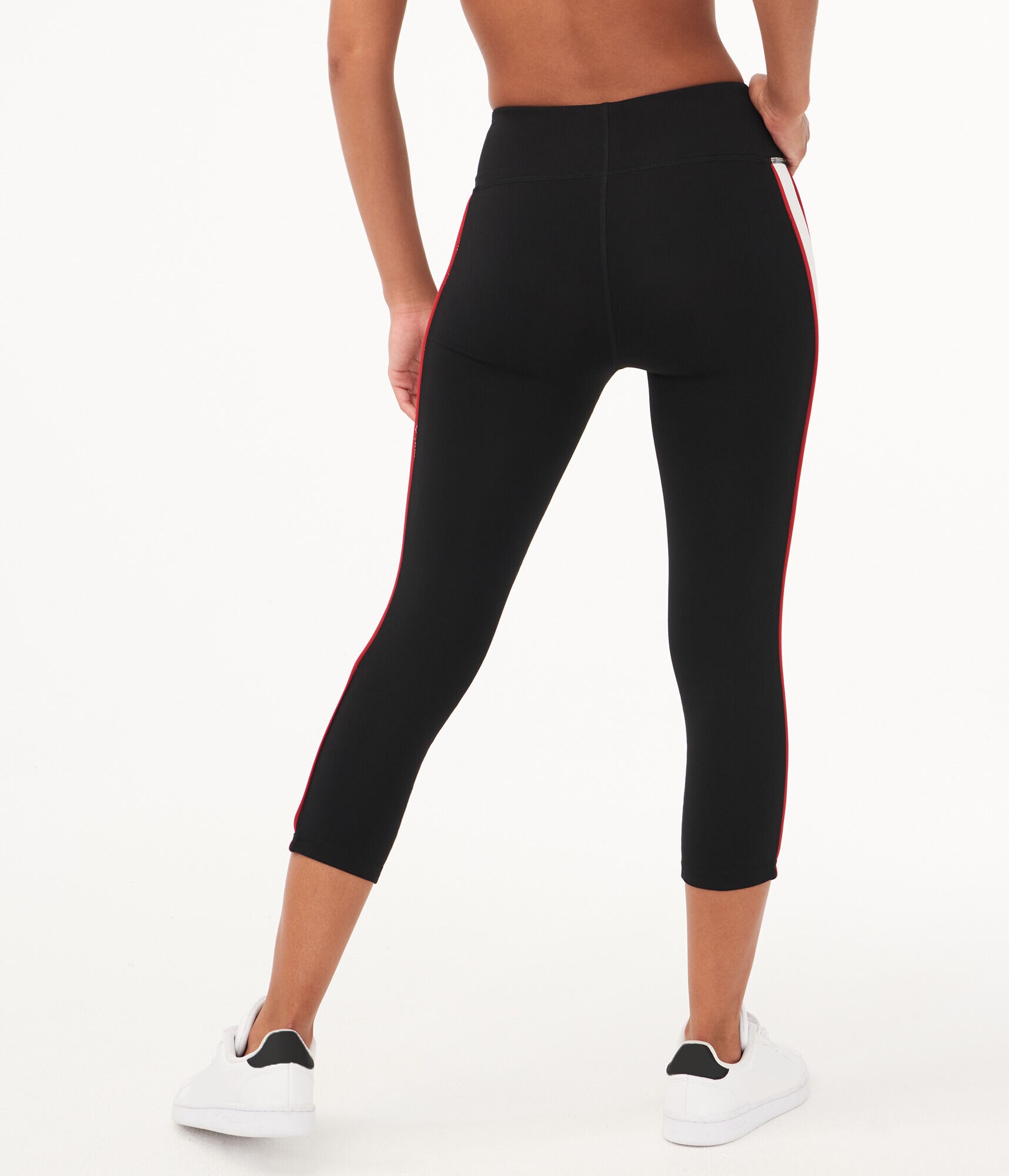 Side Stripe Cropped Legging
