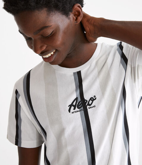 Aero Vertical Stripe Graphic Tee Aero Vertical Stripe Graphic Tee