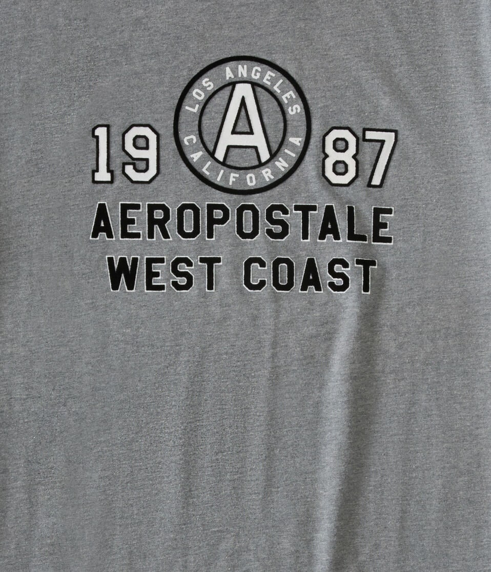 Aeropostale West Coast Appliqué Graphic Tee