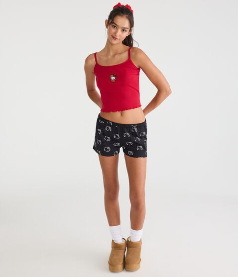 Hello Kitty | Aero Kitty Face Sleep Shorts Hello Kitty | Aero Kitty Face Sleep Shorts
