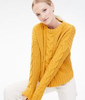 Chenille Cable Sweater