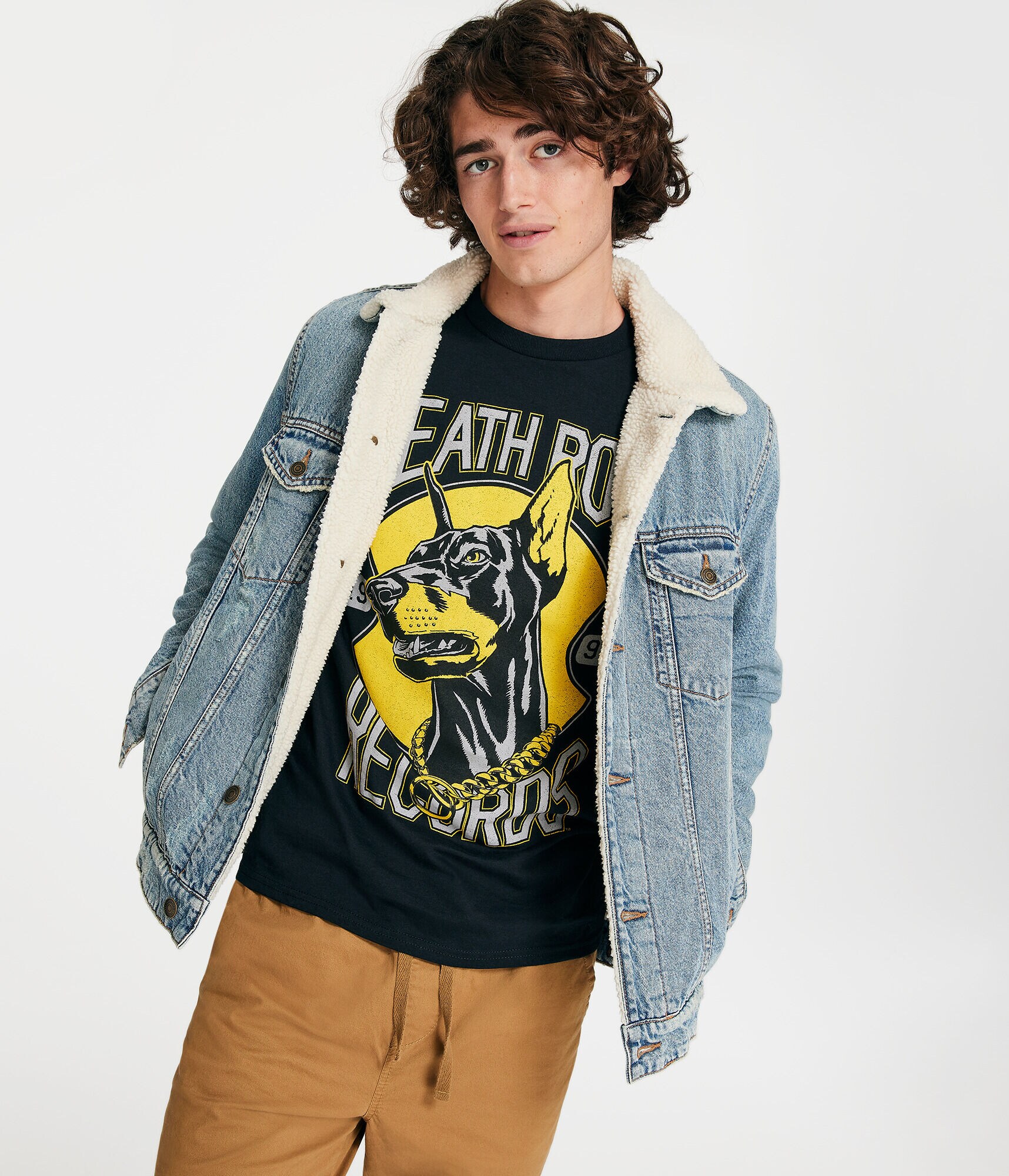 Long Sleeve Death Row Records Doberman Graphic Tee