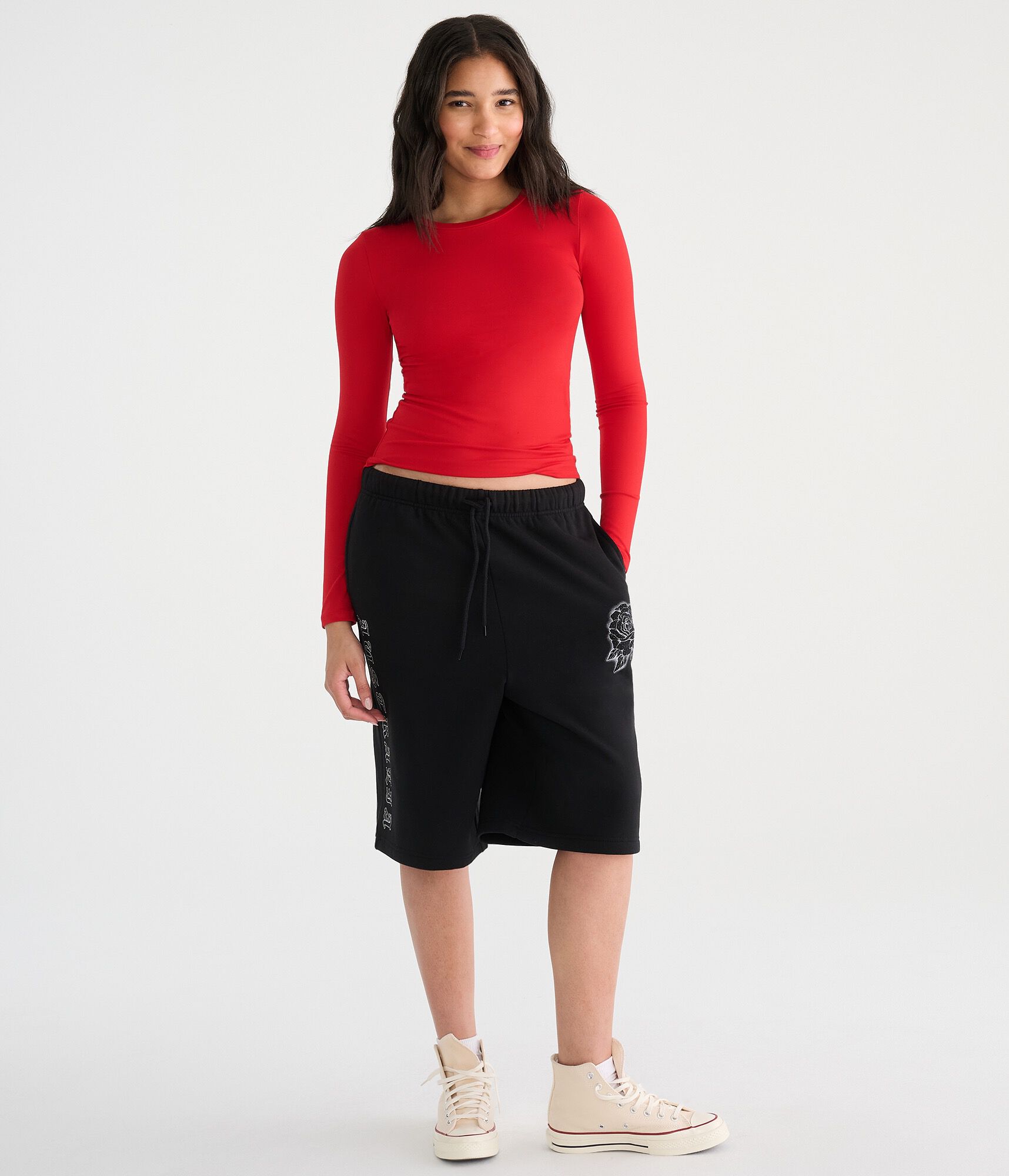 D&eacute;j&agrave; For Aero Long Sleeve Buttery Soft Crew Tee