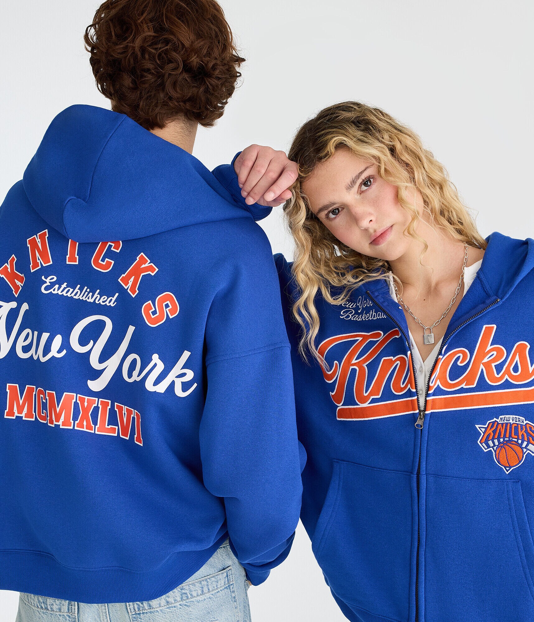 New York Knicks Basketball Full-Zip Hoodie