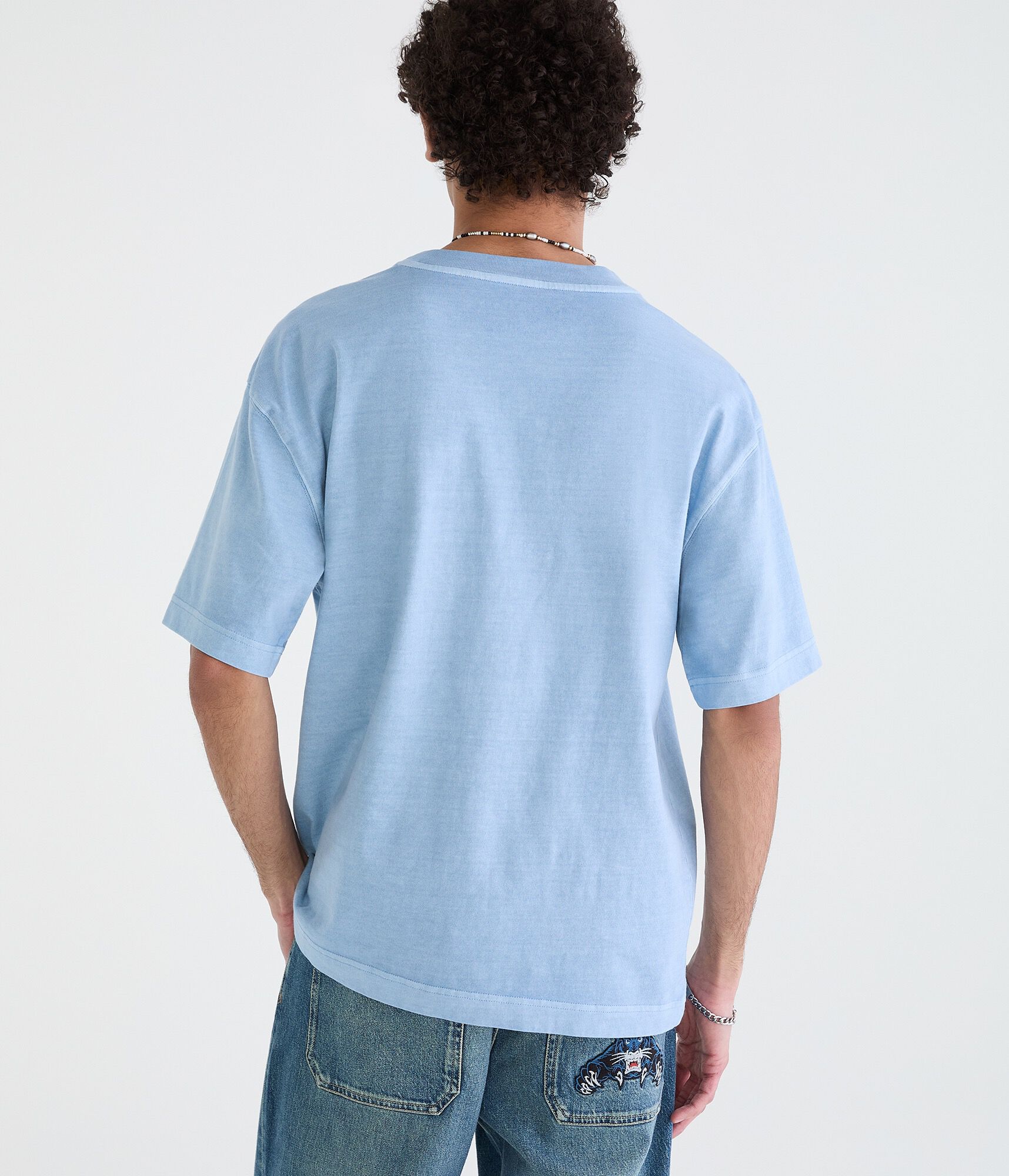 Washed Heavyweight Boxy Crew Tee