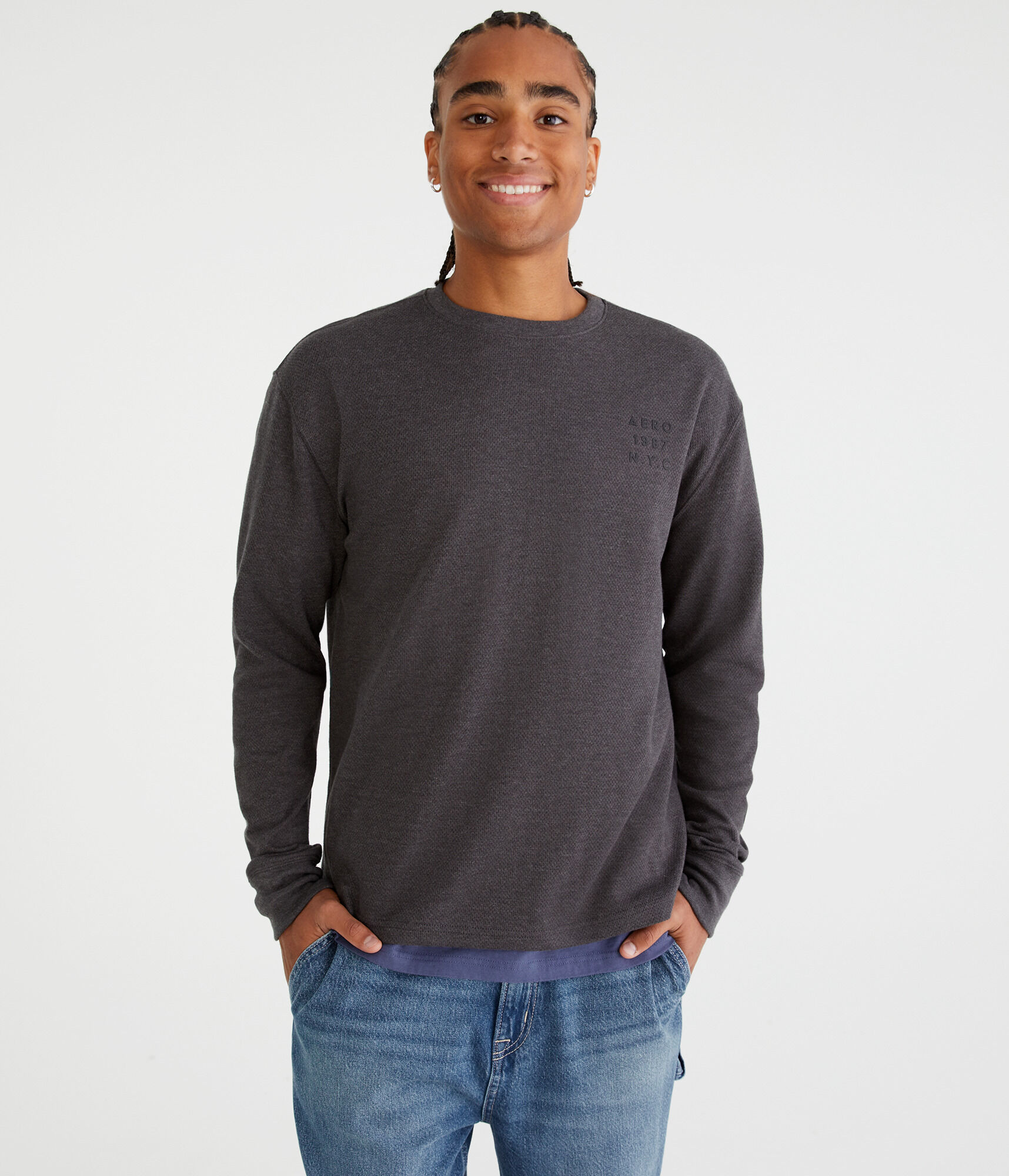 Long Sleeve Aero 1987 Thermal Crew Tee