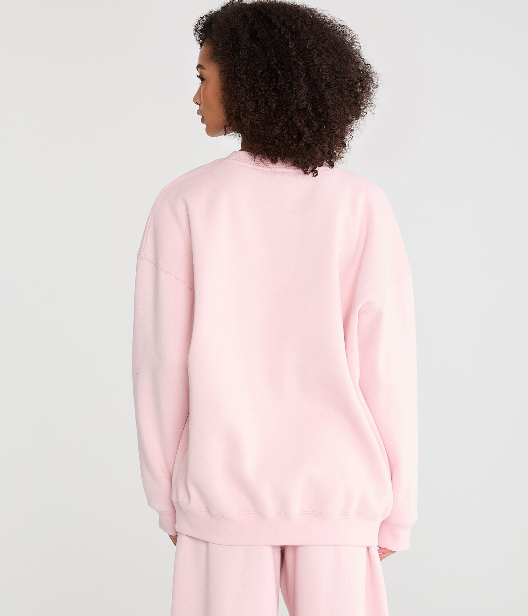 Cloud Soft Stars Oversized Crew Sweatshirt