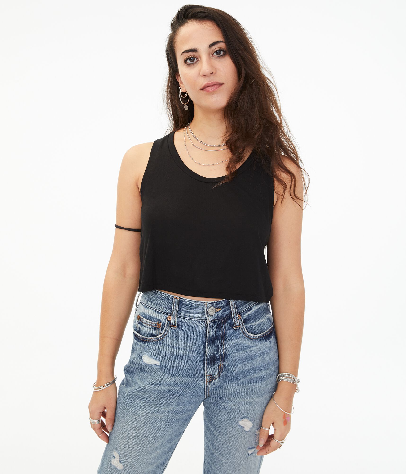 Cropped Swing Tank