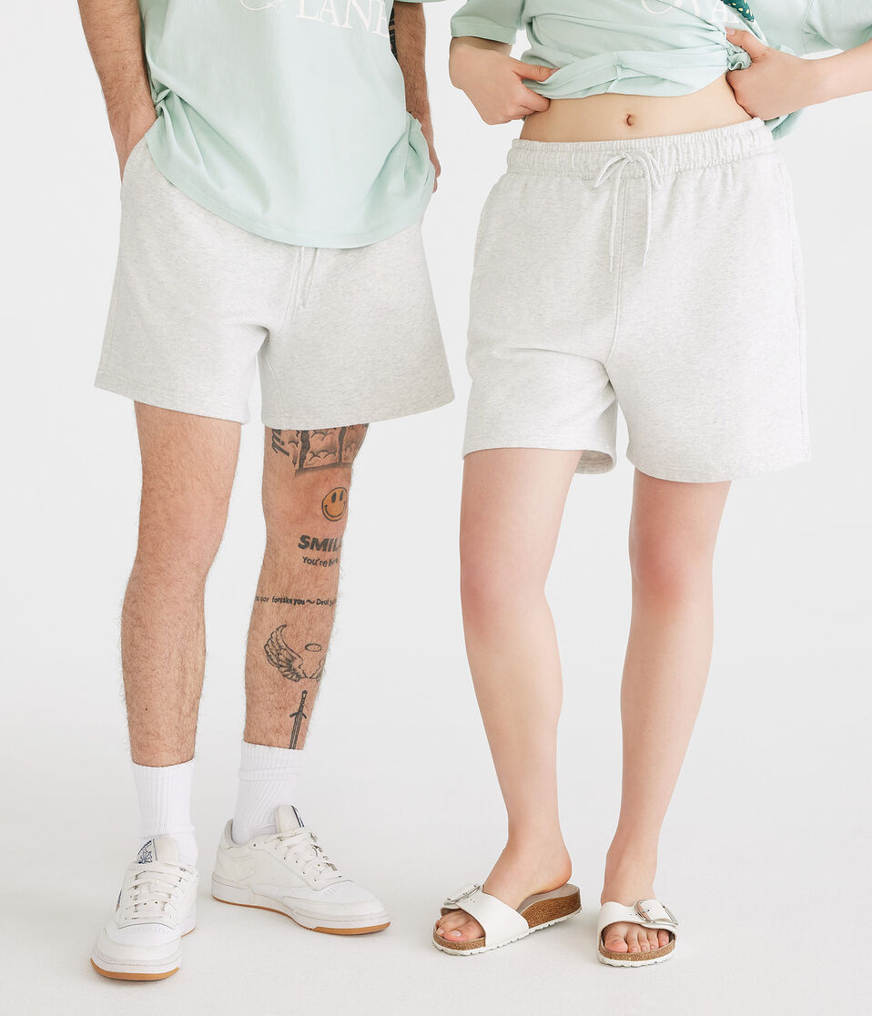 Essentials Solid Fleece Shorts 6"