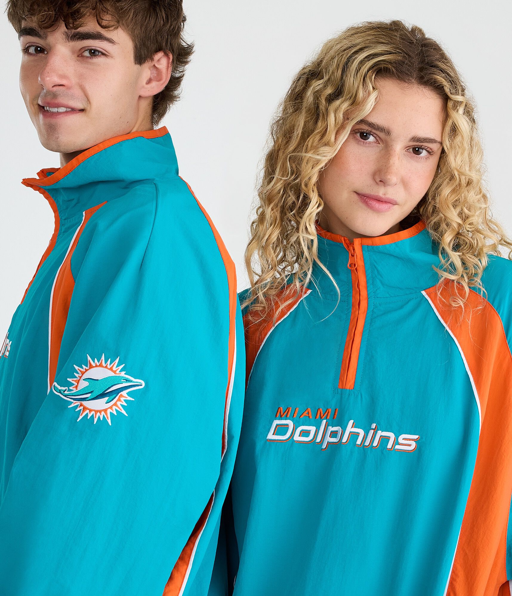 Miami Dolphins Quarter-Zip Track Jacket