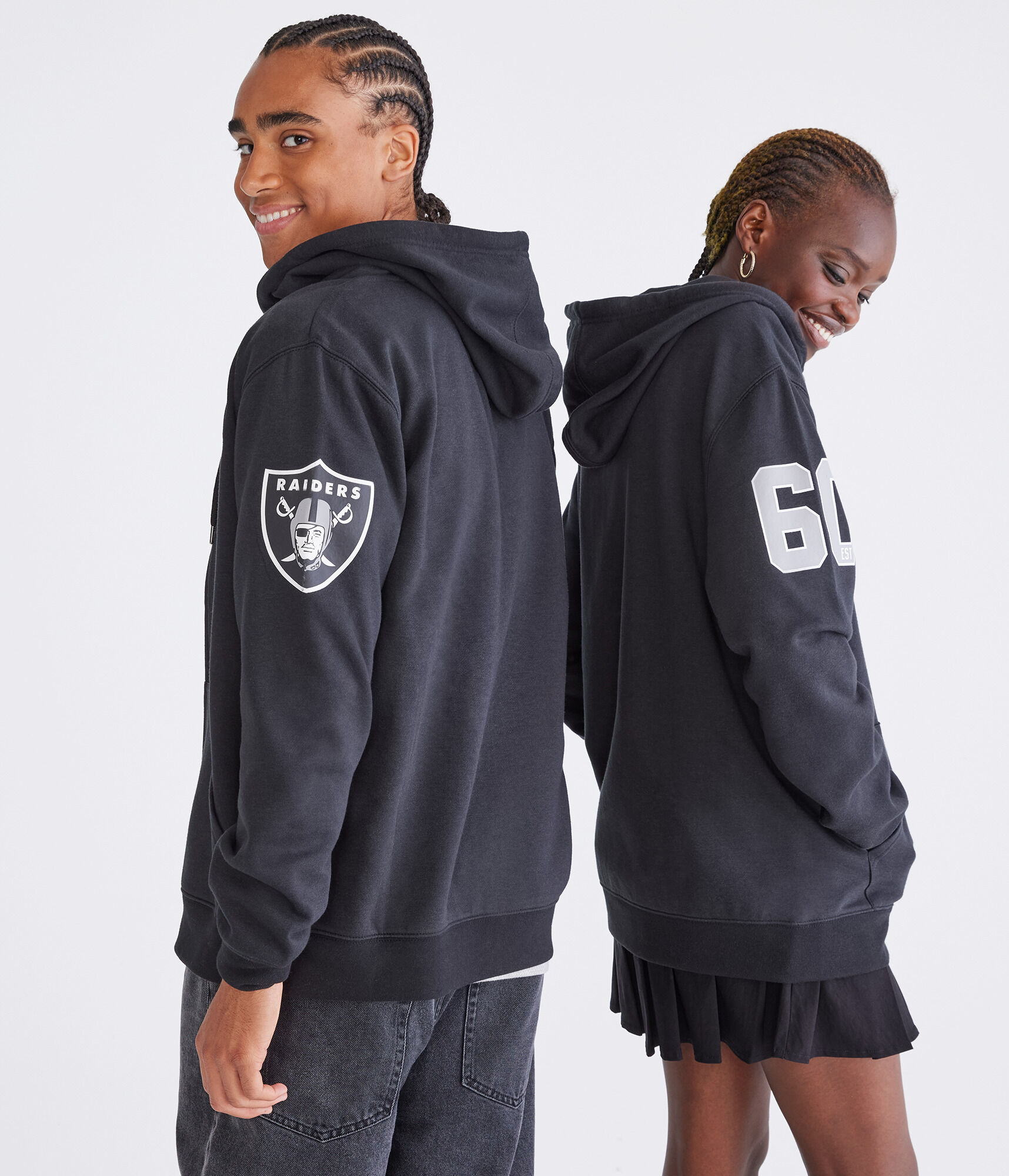 Las Vegas Raiders Script Full-Zip Hoodie
