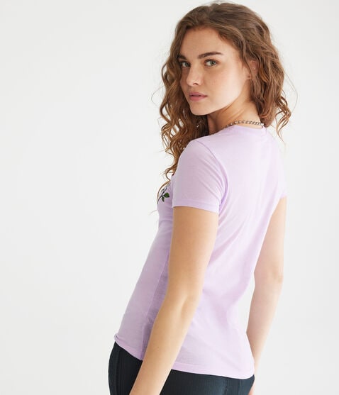 Rose & Butterflies Graphic Tee