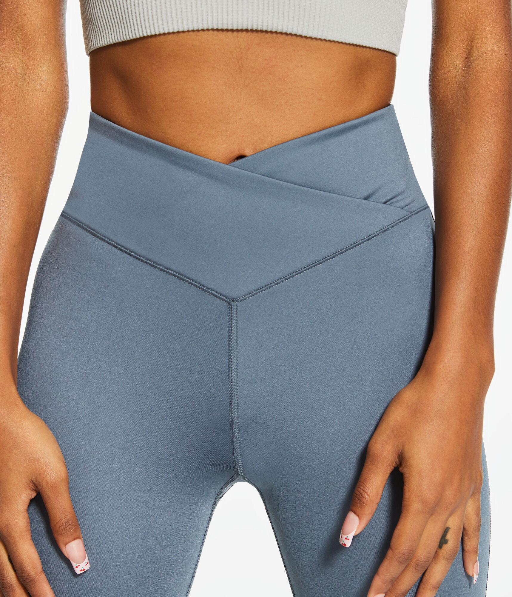 Flex Crossover High-Rise Flare Pants
