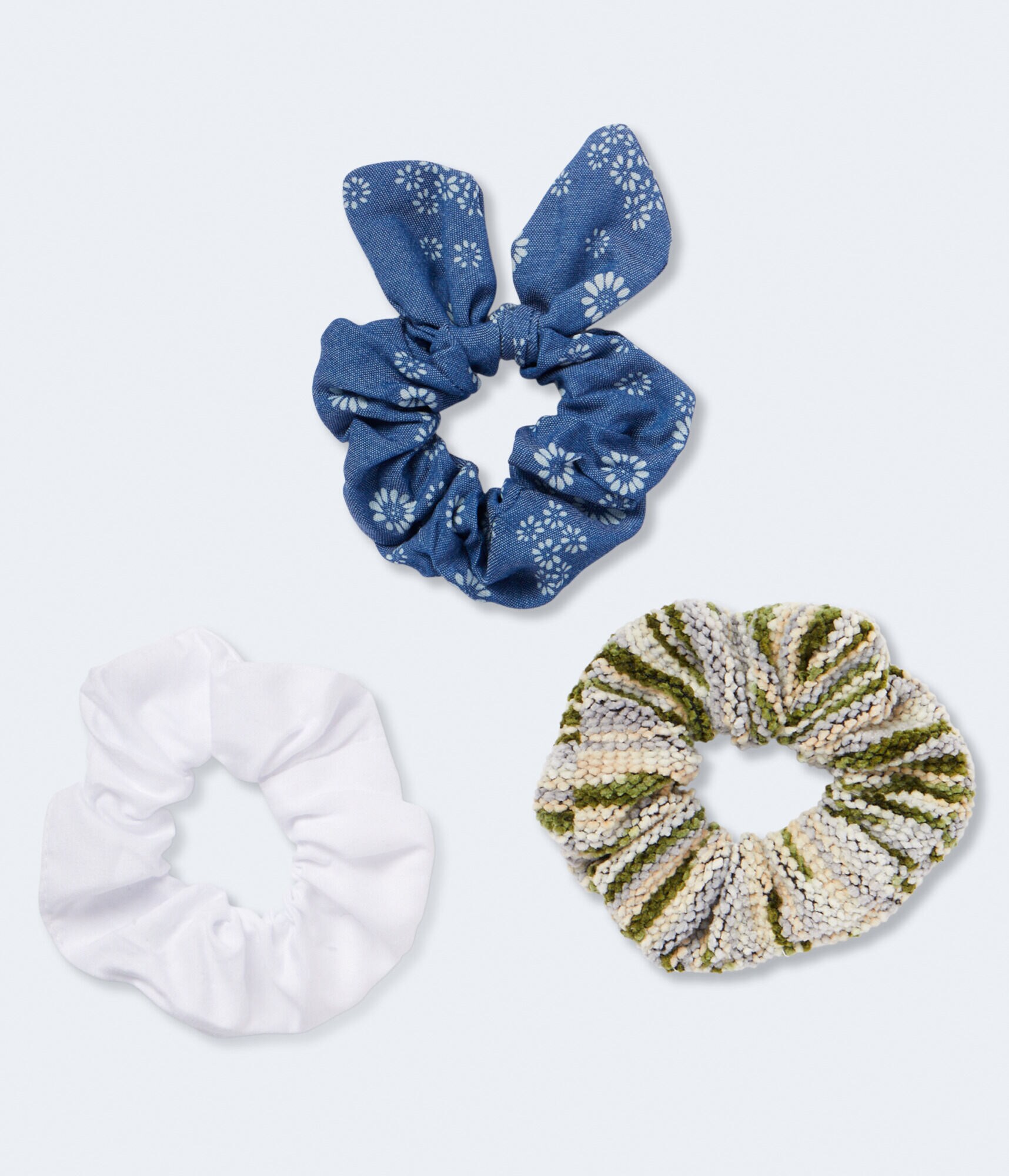 Striped Scrunchie 3-Pack