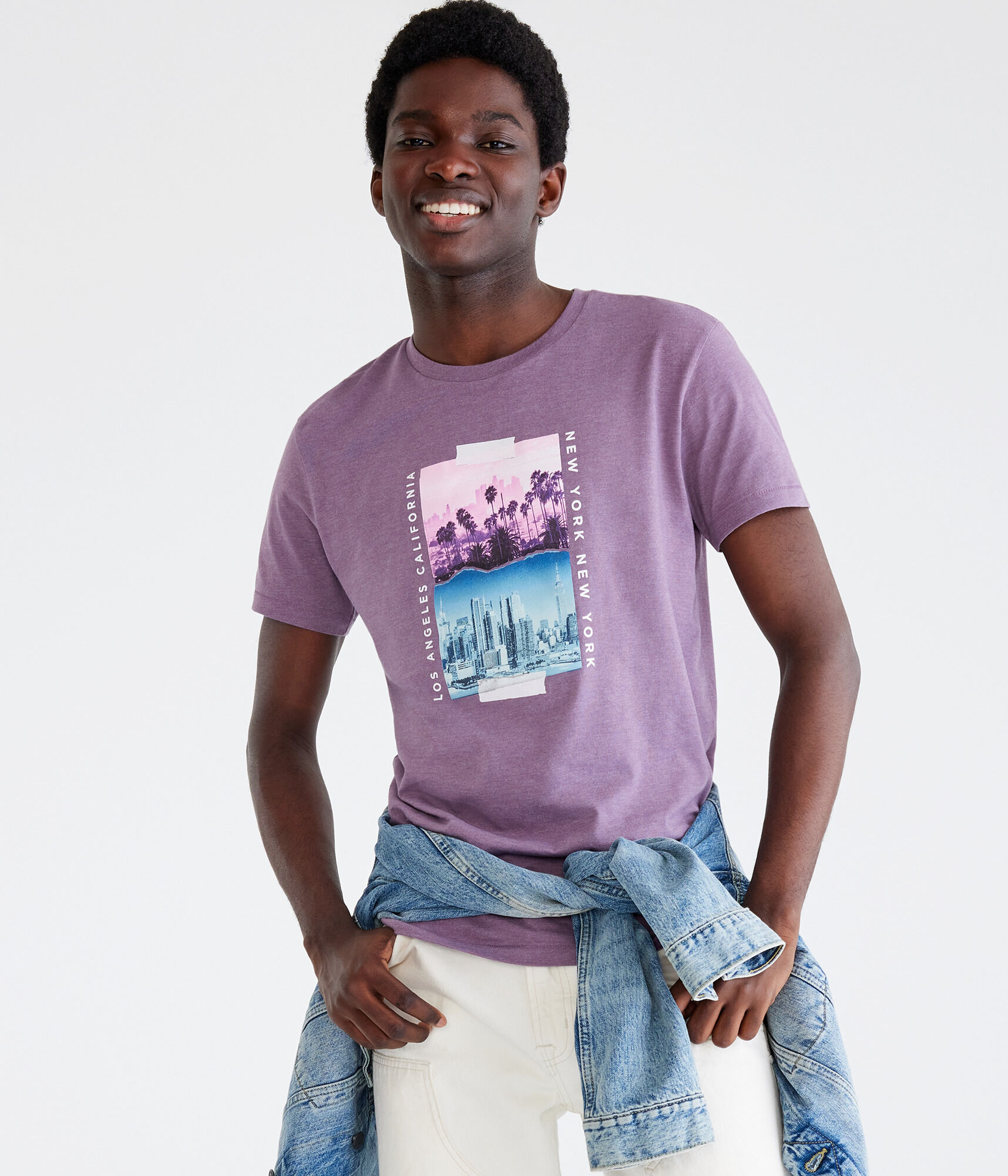 Los Angeles To New York Graphic Tee