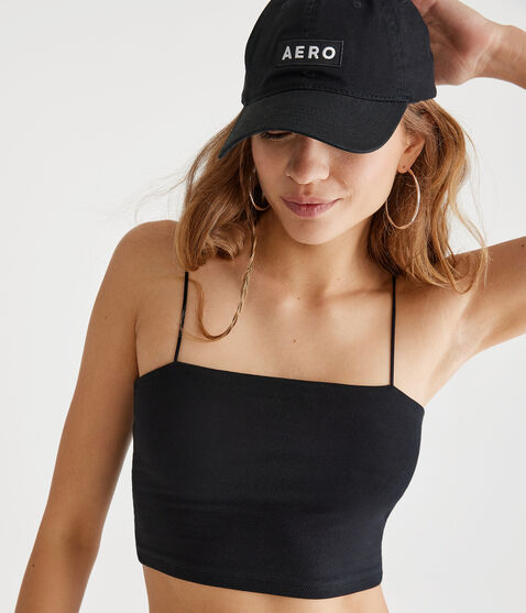 Seriously Soft Square-Neck Cropped Cami