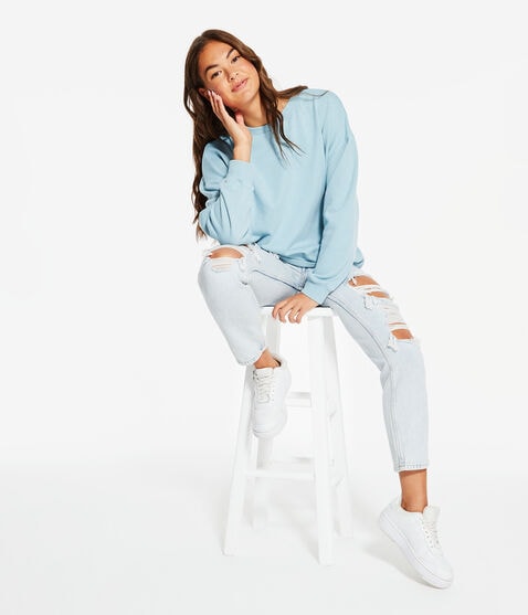 Oversized Crew Sweatshirt