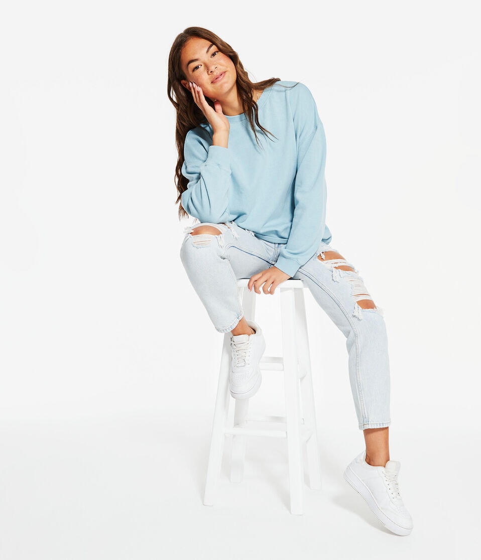 Oversized Crew Sweatshirt