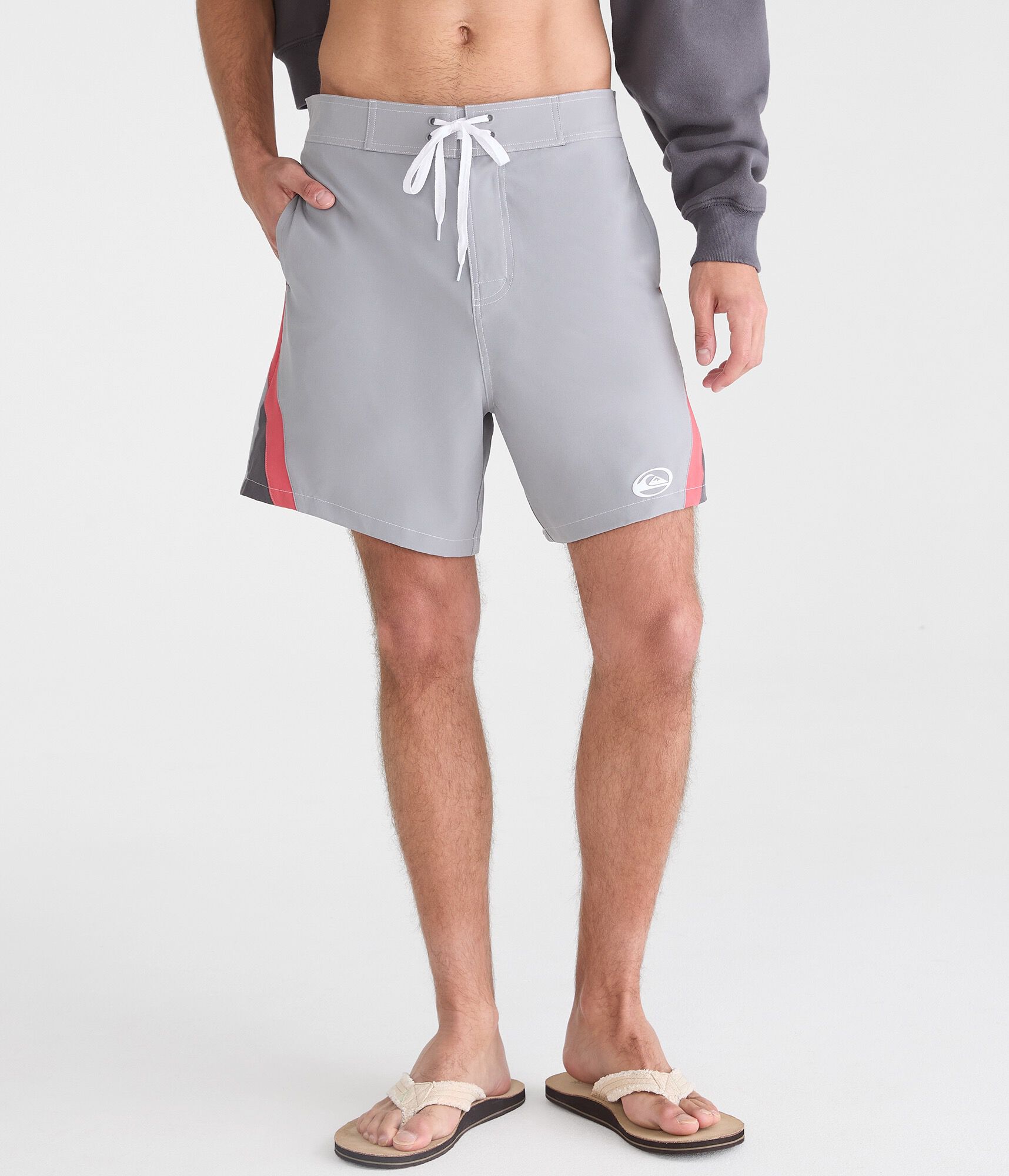 Quiksilver Side Stripe Swim Trunks 8"