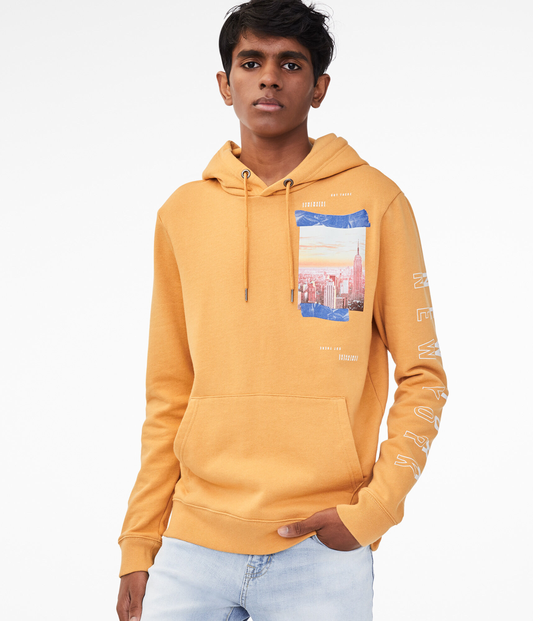 Aeropostale yellow hoodie clearance