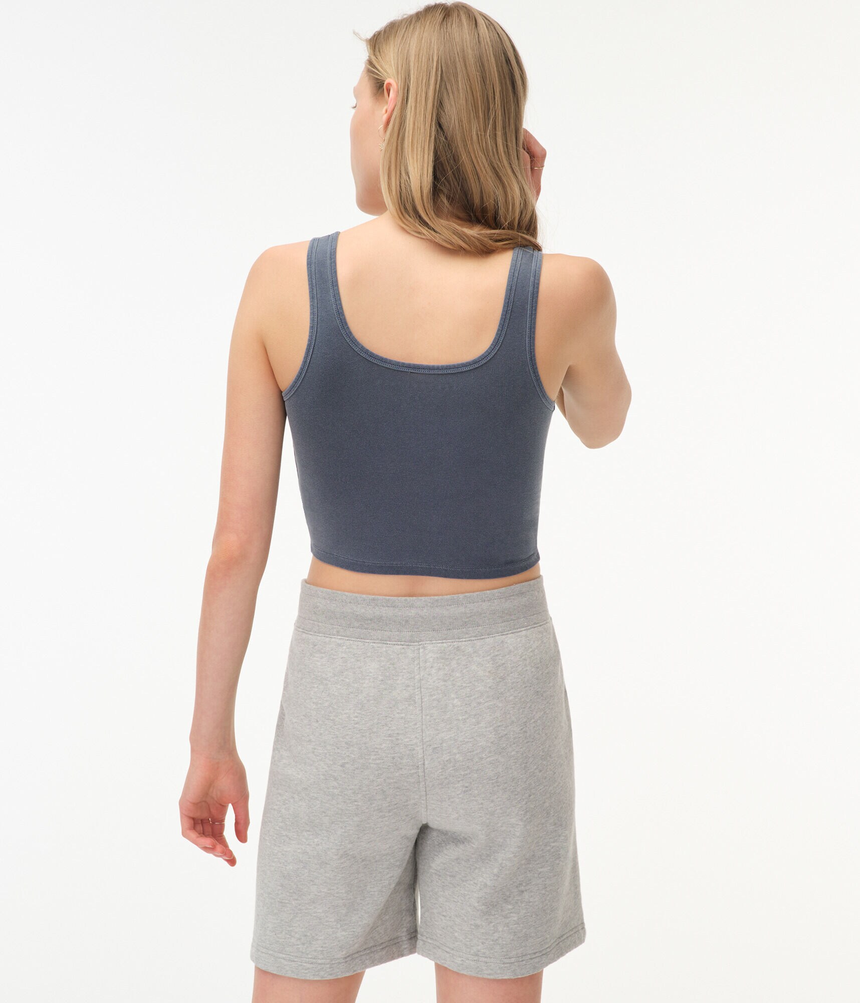 トップス someica hook and eye tops Seriously Soft Hook-And-Eye Cropped Scoop-Neck Tank