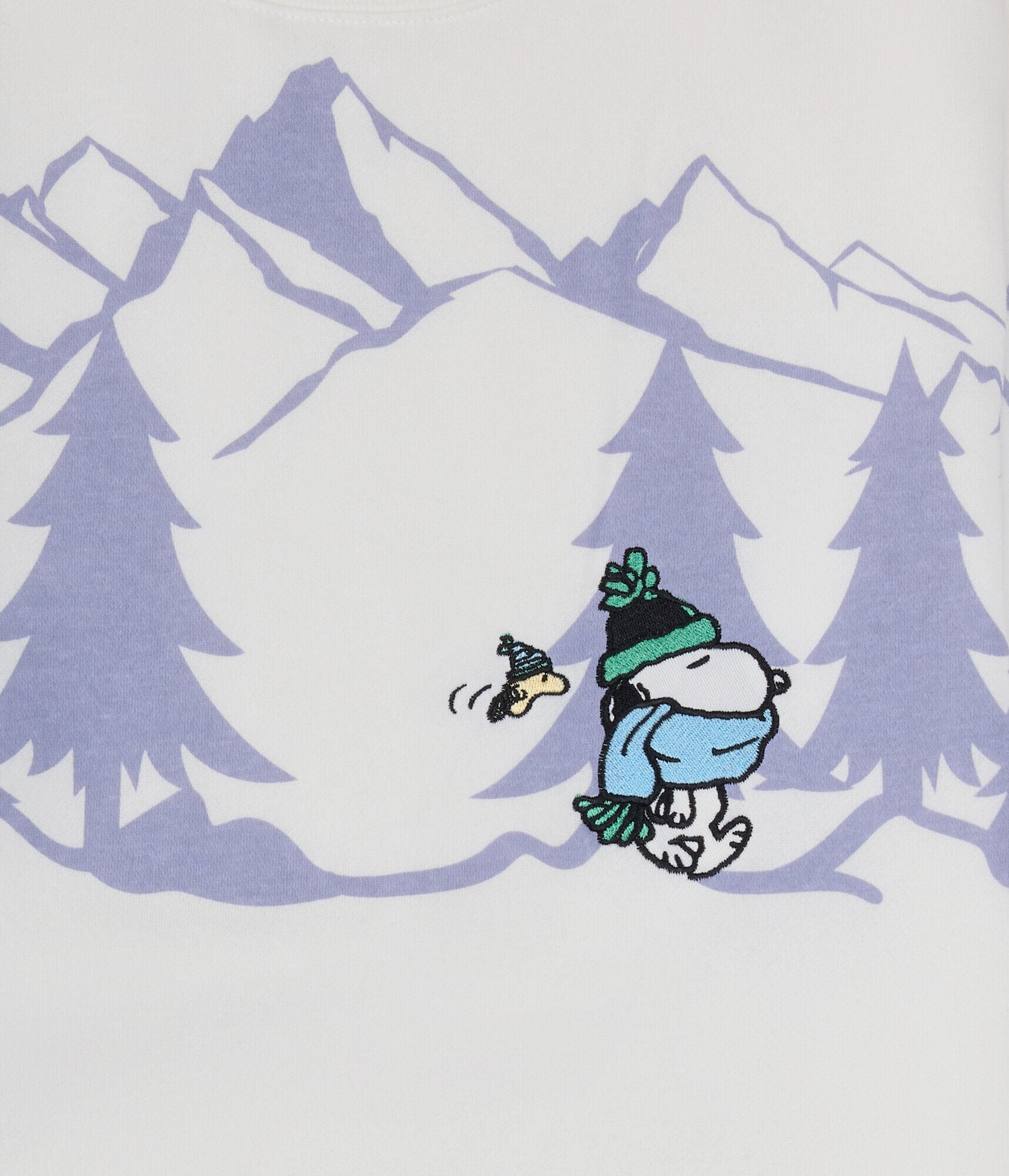 Snoopy The Mountains Crew Sweatshirt