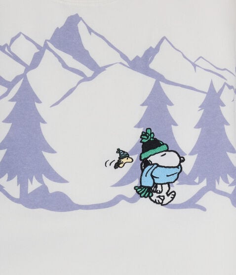 Snoopy In The Mountains Crew Sweatshirt Snoopy In The Mountains Crew Sweatshirt