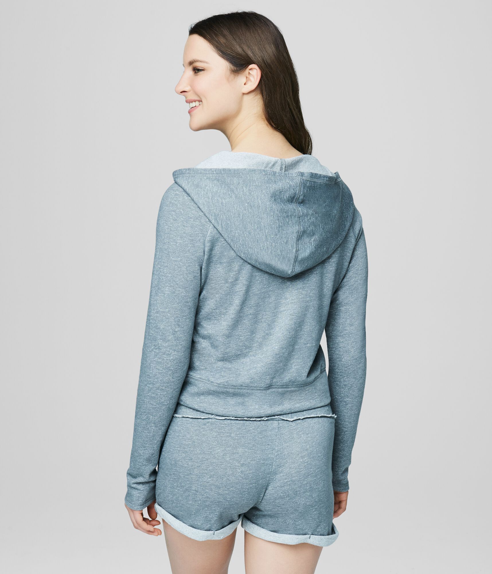 Coastal Tie-Front Pullover Hoodie