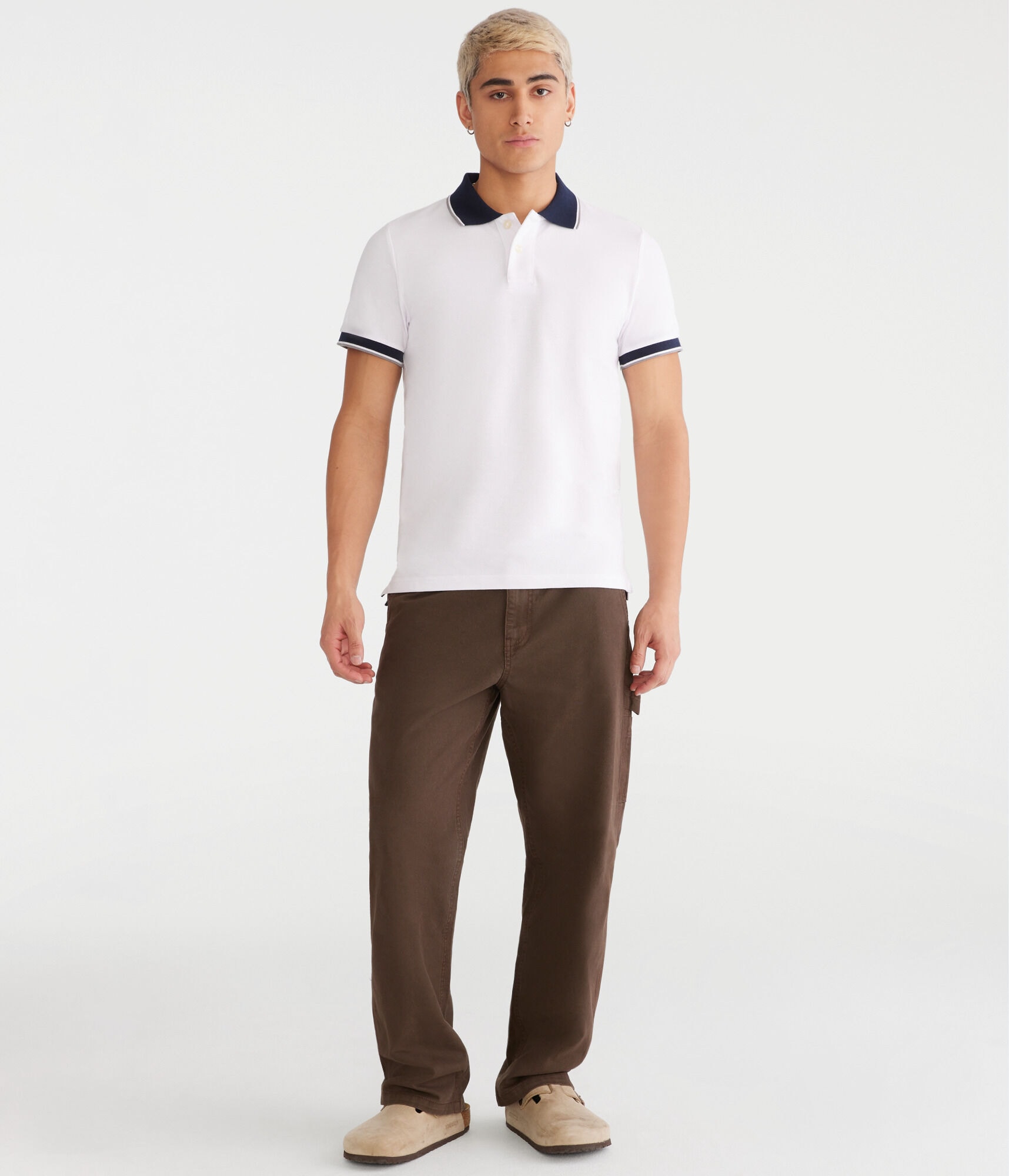 Contrast Tipped Piqué Polo