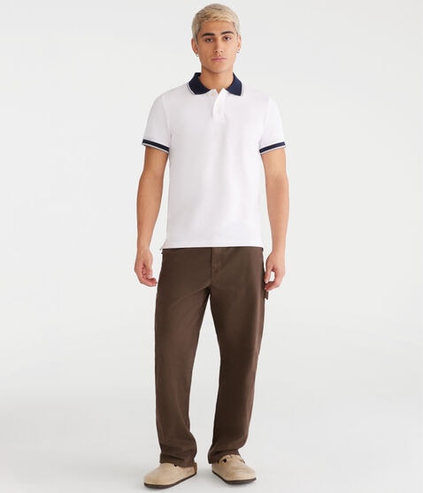 Contrast Tipped Piqué Polo Contrast Tipped Piqué Polo