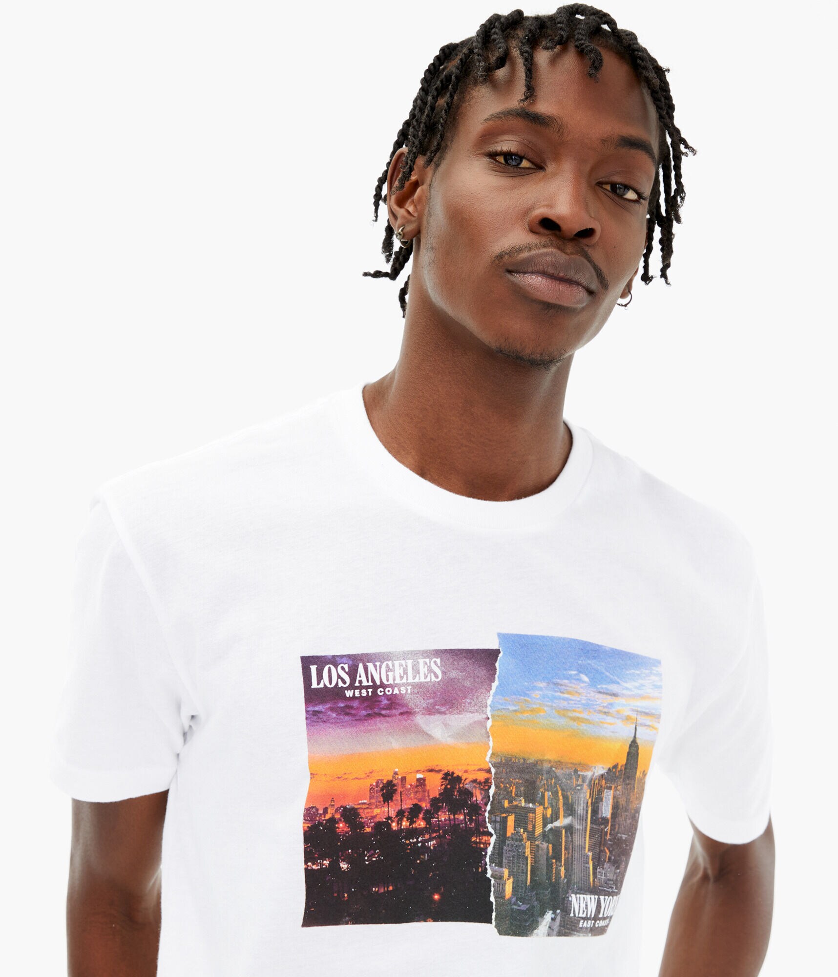 New York Los Angeles Graphic Tee