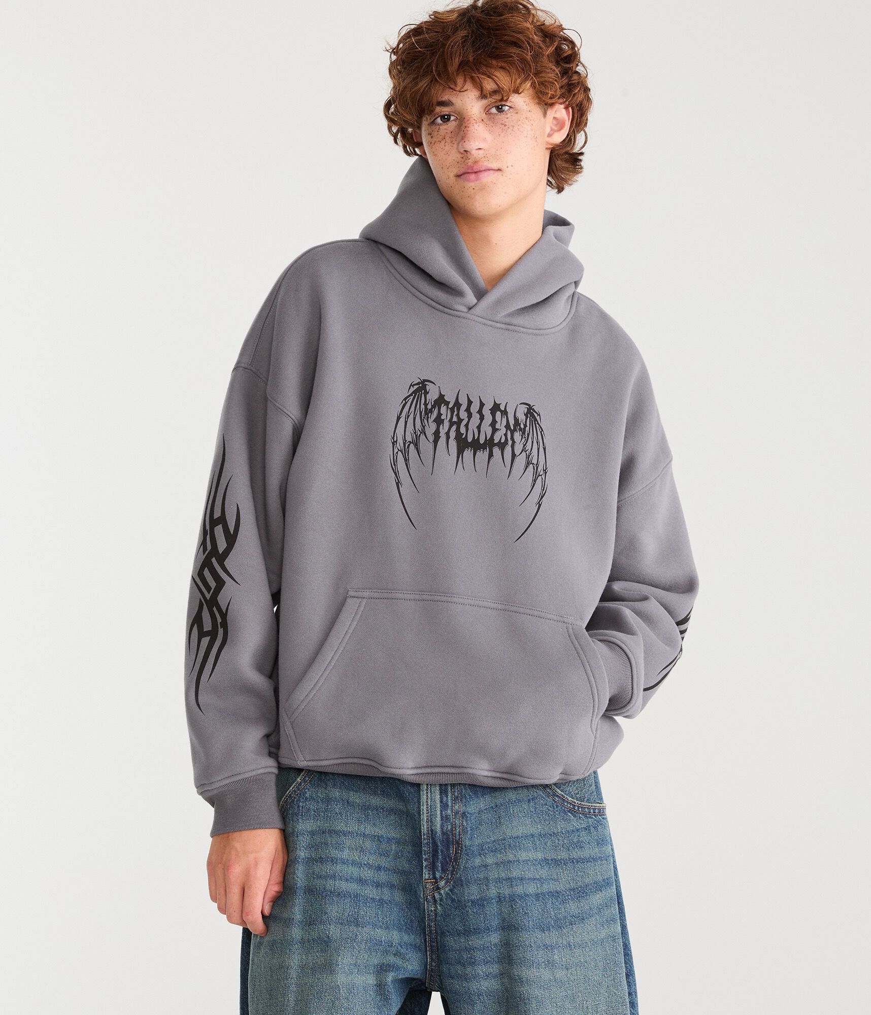 Cloud Soft Fallen Angel Pullover Hoodie