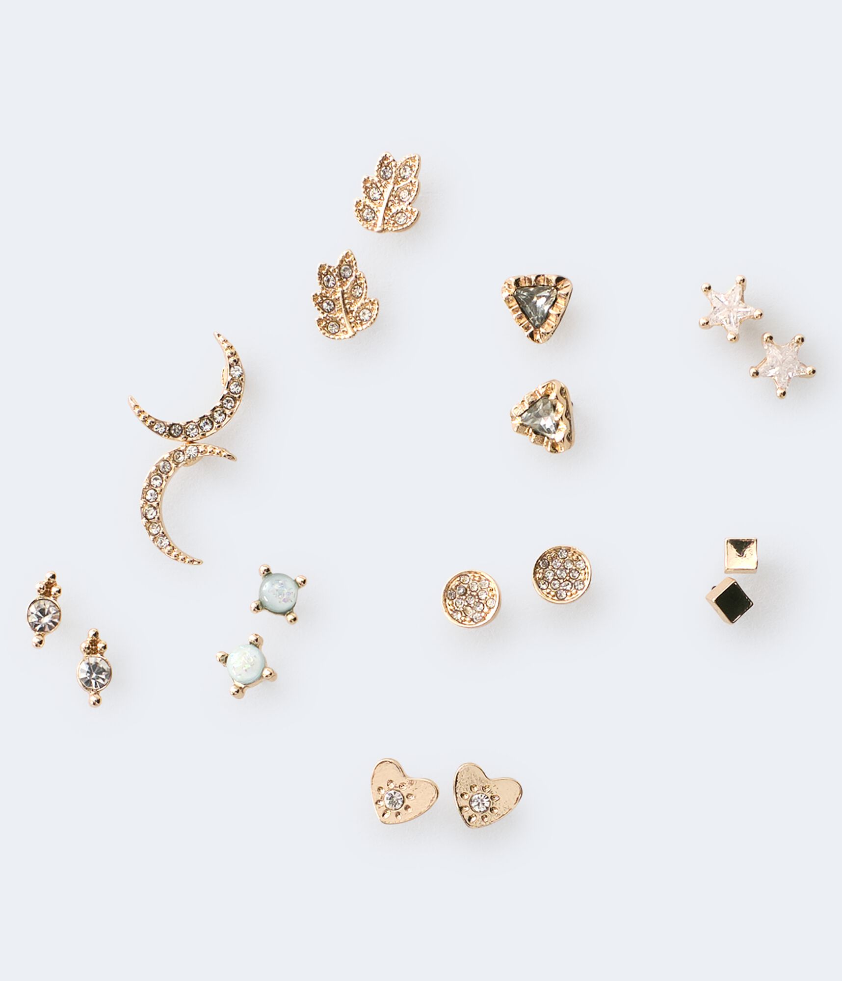 Rhinestone Earring 9-Pack