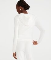 Juicy Couture Hooded Sweater Track Jacket