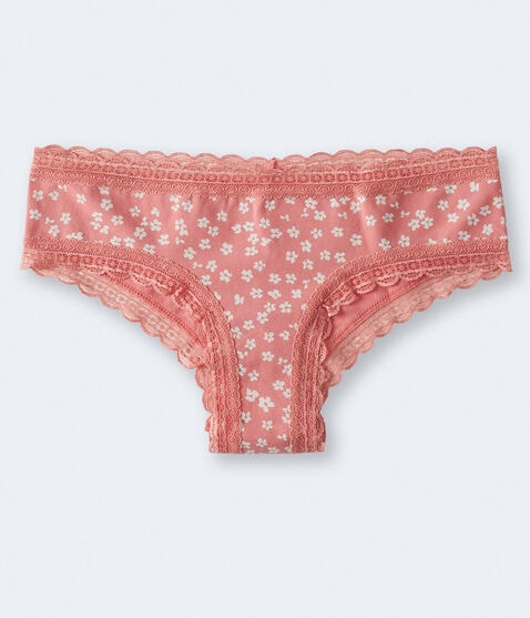 Floral Lace-Trim Cheeky Floral Lace-Trim Cheeky
