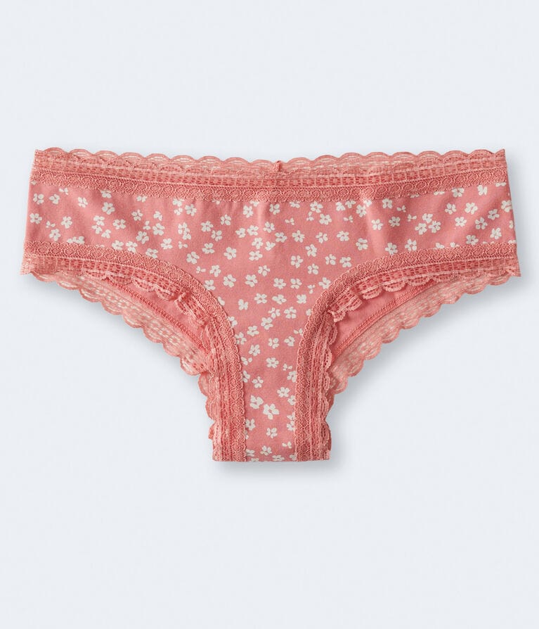 Floral Lace-Trim Cheeky