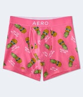 Tropic Pineapple 4.5" Knit Boxer Briefs