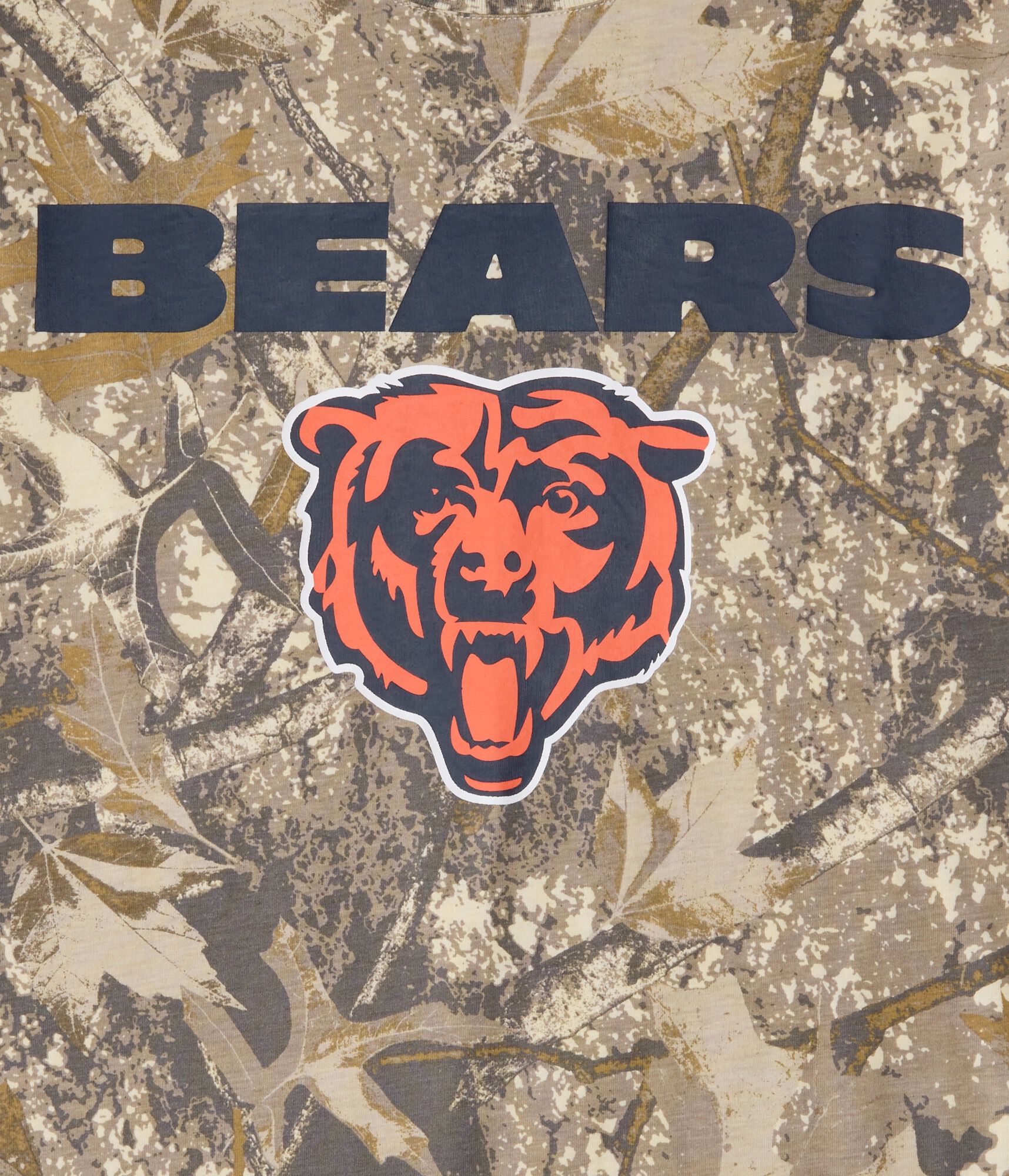 Chicago Bears Forest Camo Relaxed Graphic Tee